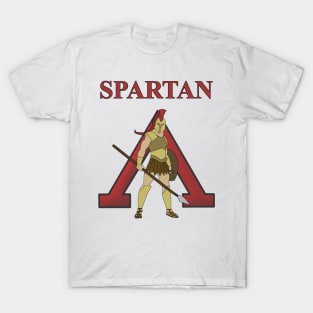 Spartan Warrior of Sparta Lambda Ancient Greece T-Shirt